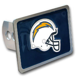 Los Angeles Chargers Hitch Cover Class II and Class III Metal Plugs