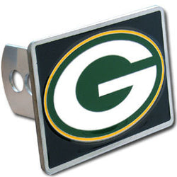 Green Bay Packers Hitch Cover Class II and Class III Metal Plugs