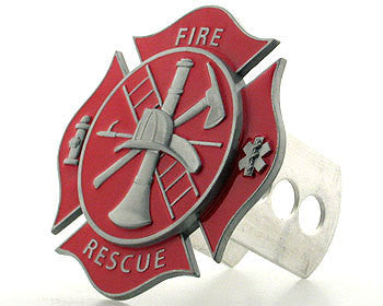 Hitch Cover- Fire Fighters Cross